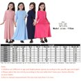 thumbnail image 2 of KYAIGUO Robes à Volants pour Filles 1-12 Ans Bébé Manches Longues Décontractées Robe Maxi Ligne A, 2 of 7