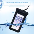 thumbnail image 4 of TIMIFIS Travel Essentials Universal Waterproof Phone Pouch IPX8 Waterproof Phone Case For Beach Underwater Cellphone Dry Bag With Lanyard Fits All Phones Up To 7.2IN - Summer, 4 of 6