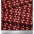 thumbnail image 3 of Soimoi Polyester Crepe Fabric Cloud,Fish & Yacht Nautical Decor Fabric Printed Yard 42 Inch Wide, 3 of 3