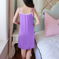 thumbnail image 4 of Dealovy Nuisettes pour Femmes à Bretelles Spaghetti Sans Manches Robe de Nuit Douce et Confortable Tenue de Nuit Courte Robe de Nuit Débardeur, 4 of 5