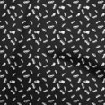 thumbnail image 1 of oneOone Tissu Jersey Viscose Noir pour Projets de Couture Automobile Tissu Imprimé au Mètre 60 Pouces de Large, 1 of 4