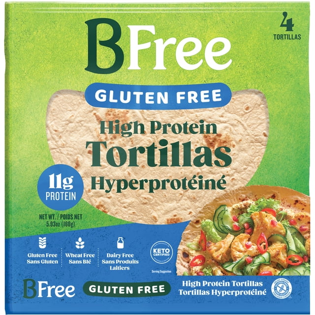 BFree Gluten Free High Protein Tortillas