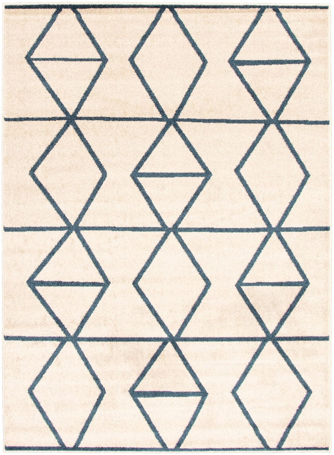 ECARPET Living Room Bedroom Carpet, Geometric Indoor Area Rug Ana Collection