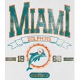 thumbnail image 2 of NFL Miami Dolphins Dolphin Banner White 2X-Large T-Shirt, 2 of 4