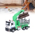 thumbnail image 4 of Log Tractor Model, Logging Truck Toy Light Music Effect Ideal Present  For 6 Years Old Above Green, 4 of 8