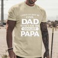 thumbnail image 2 of LUOGENLI T-shirts pour Homme pour Hommes Homme Printemps et Été Fête des Pères Décontracté Rétro Lettrage Impression Partielle T-Shirt Col Rond Manche Courte Haut 4xlt T-shirts pour Hommes T-shirts Graphiques Pâques Beige TTG, 2 of 6