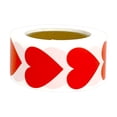 thumbnail image 1 of Chmadoxn Wall Stickers Blank Stickers Self adhesive Roll Heart shaped Stickers 500 Labels/roll Sticker Sticker, 1 of 5