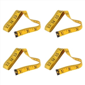 4pcs 120 Inch Tape Measure Rule of Tailor.,4 x tape measure,Yellow & black