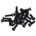 thumbnail image 4 of Pan Machine Screws, Tight Convenient Steel Pan Head Machine Screw Universal Stainless Steel Black Oxide Finish  For Industry For Office Equipment, 4 of 8