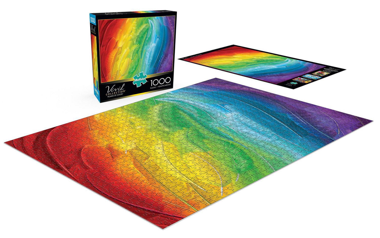 Buffalo Games - Le puzzle Vivid Collection - Plumes of Color - en 1000 pièces