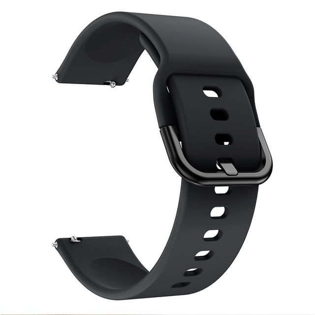 EGNMCR Sports Soft Replacement Wrist Watch Band for Forerunner 245 smartwatches. Black silicone strap with adjustable length from 130mm to 205mm, designed for comfort and durability. Ideal as a smartwatch accessory and replacement strap for Forerunner 245.
