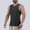 thumbnail image 4 of Admvng Mens Tank Top Undershirt Solid Color Tight Fitting Breathable Lightweight Sports Sleeveless M-3XL, 4 of 6