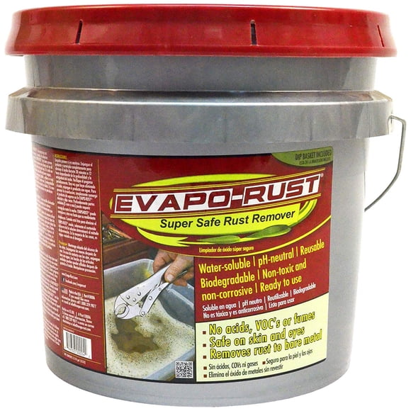 Evapo-Rust Nettoyant Antirouille Lourd à Base d'Eau Super Sûr et Non Toxique, 3,5 Gal