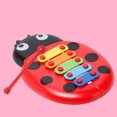 thumbnail image 3 of Riforla Colorful Ladybird Baby Kid 8-Note Xylophone Musical Toys Wisdom Development Education As shown, 3 of 4