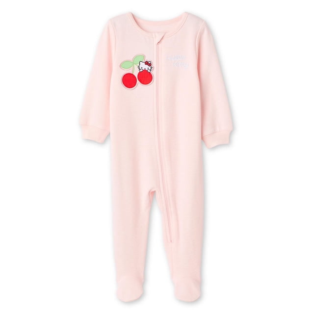 Hello Kitty Baby Girls' Full Zip Sleeper