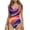 #0420-Multi-color, variant on Pounoo One Piece Swimsuit for Women Floral Print Swimsuit Scoop Neck High Cut Swimsuit Quick Dry Beach Casual Outfits Gift