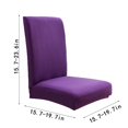 thumbnail image 3 of Solid Color Brushed High Elastic Chair Cover Soft And Comfortable Chair Seat Cover -proof And Dirt- Chair Slipcover Suitable For Dining Chair, 3 of 9