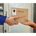 thumbnail image 3 of Printtoo Draft Self Inking Rubber Stamp Pre-Inked Office Stamp- Home Office Business Stationery, Black- 42 x 9 mm, 3 of 7