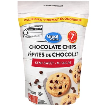Great Value Pépites de Chocolat Mi-Sucrées