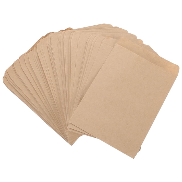 ORDDIART 100Pcs Garden Kraft Paper Bags for Storing Corn Bags Moistureproof Storage Holders