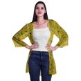 thumbnail image 1 of Moomaya Cardigan Court en Georgette Imprimée pour Femmes, Vêtements de Plage, Châle et Couvre-Maillot, 1 of 5