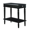 thumbnail image 2 of Convenience Concepts French Country End Table in Black Wood Finish, 2 of 9