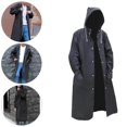 thumbnail image 4 of Imperméable Réutilisable Femmes Hommes Poncho Séchage Rapide Adulte Randonnée Vêtement de Pluie Capuche Imperméable Vêtement de Pluie L, 4 of 9