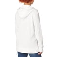 thumbnail image 1 of Hanes Womens Slub Jersey Hoodie, M, White, 1 of 8