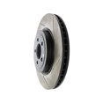 thumbnail image 4 of Stop Tech Power Slot Brake Rotor 126.63061SL SportStop Slotted; Silver E-Coated; Alloy; Single, 4 of 5