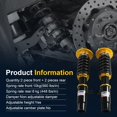 thumbnail image 4 of JDMSPEED New Coilover Suspension Kits Gold Adj Height Replacement For BMW 3-Series E92 E91 E90 2006-2013, 4 of 4