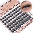 thumbnail image 1 of HSHDLDF Lash Clusters 66Pcs Eyelash Extension Natural Wispy DIY Lash Extension Asian Eyelash Clusters 10-16MM Fluffy Eyelashes Extensions ALICROWN, 1 of 7