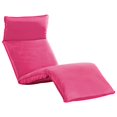 thumbnail image 1 of vidaXL Foldable Sunlounger Oxford Fabric Pink, 1 of 5