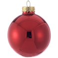 thumbnail image 1 of 65mm Shiny Red Glass Ball Ornaments, 6-Piece Box Set, 1 of 1