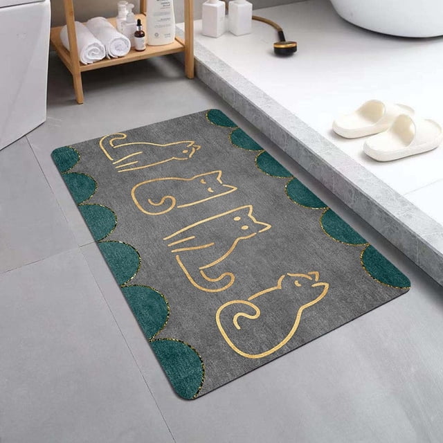 Yhmxh Rug,Carpet,Bath Mat,Door Mat Super Absorbent Floor Mat Bathroom Absorbent and Quick Drying Carpet Floor Mats Door Bathroom Non Slip Floor Mats Floor Mats