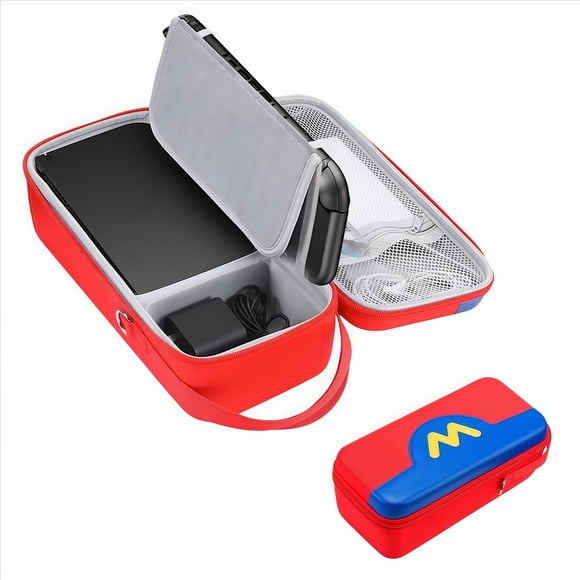Hard Carrying Case For Nintendo Switch 2 With Storage Pockets, Zipper & Protector Accessories