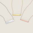 thumbnail image 4 of Engravable Bar Pendant with Birthstone, 4 of 7