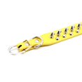 thumbnail image 3 of Spiked Studded Rivet Leather Dog Collar for Cats Puppy Small Medium PetsYellowL 51*2.5CM, 3 of 8