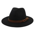 thumbnail image 1 of Fedora Adjustable Breathable Felt Men Vintage Style Hat for Hiking, 1 of 9