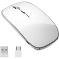 thumbnail image 1 of KOMI Wireless Mouse Chargeable Portable Silent Wireless Mouse USB and Type-C Dual Mode Wireless Mouse 3 Adjustable DPI for Laptop, Mac, MacBook, Android, PC, 1 of 5