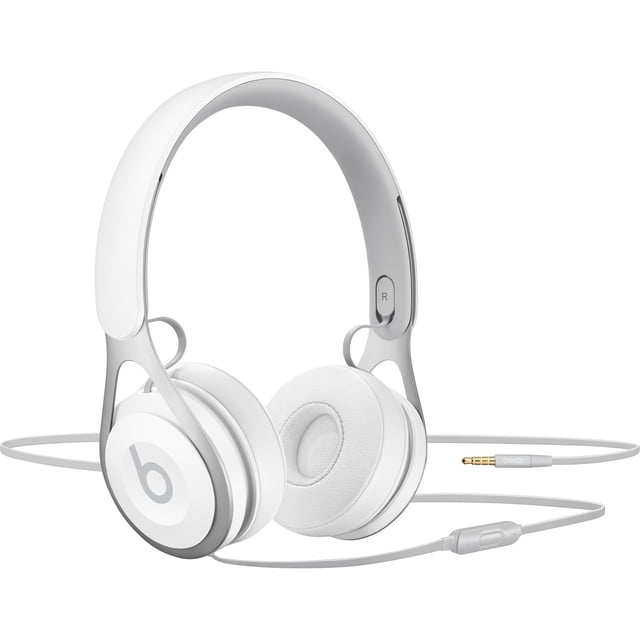 Beats EP Wired On-Ear Headphones (ML9A2ZM/A) - Battery Free for Unlimited Listening, Built in Mic and Controls - (White)