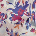 thumbnail image 1 of oneOone Silk Tabby Medium Blue Fabric Abstract Ink Texture Fabric For Sewing Printed Craft Fabric By The Yard 42 Inch Wide, 1 of 5
