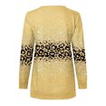 thumbnail image 5 of 2023 Chandail de Mode pour Femmes Rabais de 50 % Liquidation Hauts pour Femmes Automne Manches Longues Chandail Ample Chemise Chic Décontractée Chandails à Rayures à Col Rond pour Dames, 5 of 5