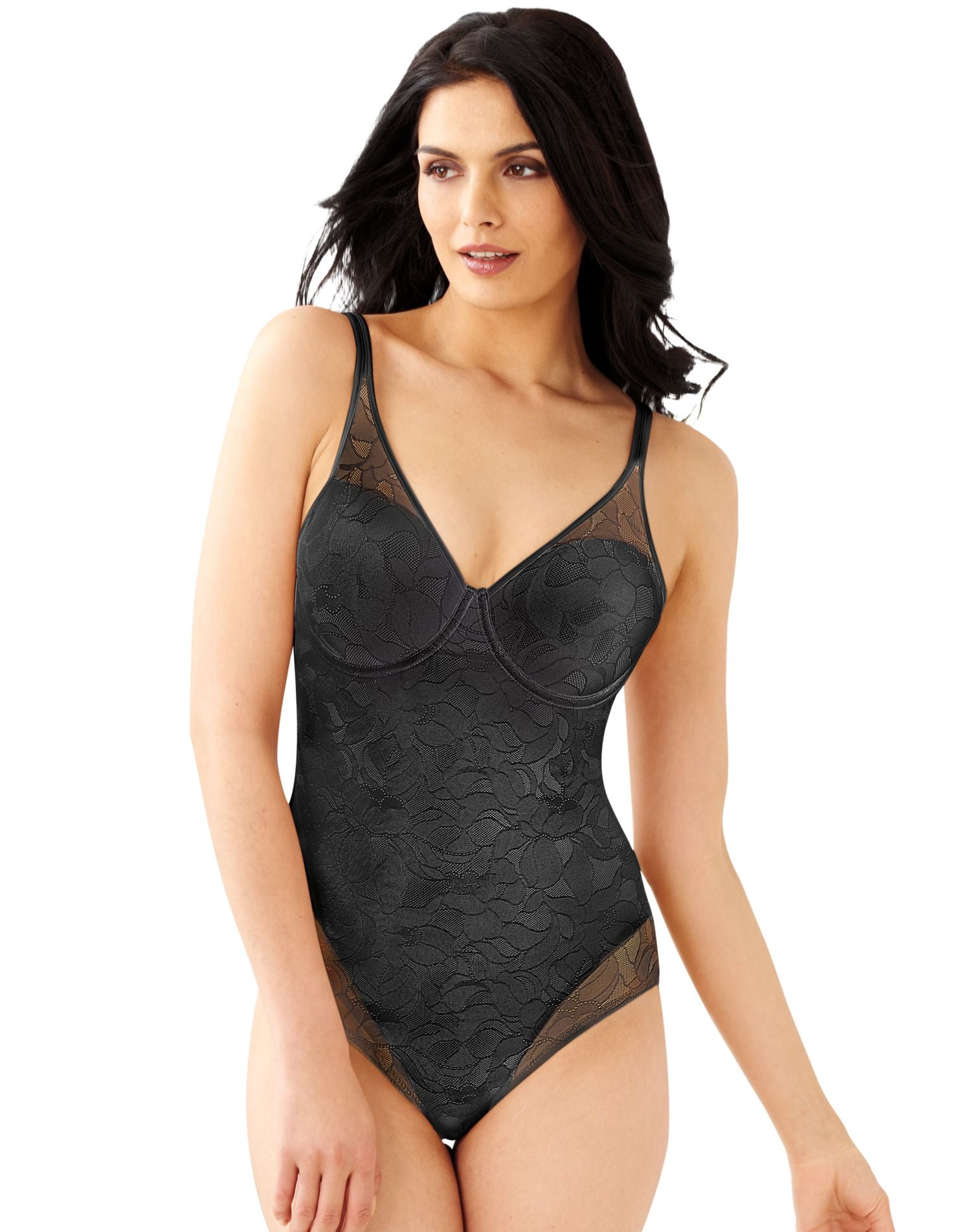 Bali Womens Ultra Light Body Briefer, 40C, Black