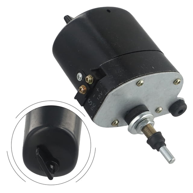 New 12V Windshield Wiper Motor With Blades For Fishing Boats And Rvs For Jeep Tractor Caravan-Atv-Utv 45~120 °Scraping Angle