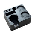 thumbnail image 3 of Elodie Coffee Tamping Station for Home Kitchen Non Slip Coffee Filter Tamper Holder black, 3 of 7