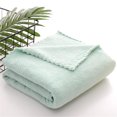 thumbnail image 1 of LSLJS High Density Coral Velvet Trimmed Children's Bath Towel, Bath Towels, 1 of 4