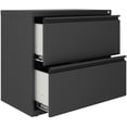 thumbnail image 4 of Hirsh 30 inch W 2 Drawer Modern Metal Lateral 101 File Cabinet in Gray, 4 of 6