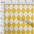 thumbnail image 2 of oneOone Cotton Poplin Yellow Fabric Check Argyle Sewing Craft Projects Fabric Prints By Yard 42 Inch Wide, 2 of 4