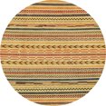thumbnail image 1 of Ahgly Company Tapis d'Intérieur Ronds Abstraits Rouges Abstraits pour Aire, 3 Pieds Rond, 1 of 6