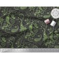 thumbnail image 2 of Soimoi Velvet Fabric Floral & Paisley Decor Fabric Printed Yard 58 Inch Wide, 2 of 3